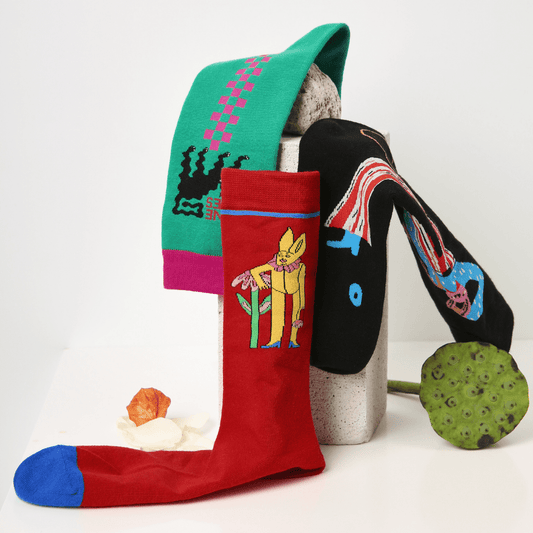 Renaissance Socks Crew Socks 35-39 3-Pack Buzz-Break Bliss Socks