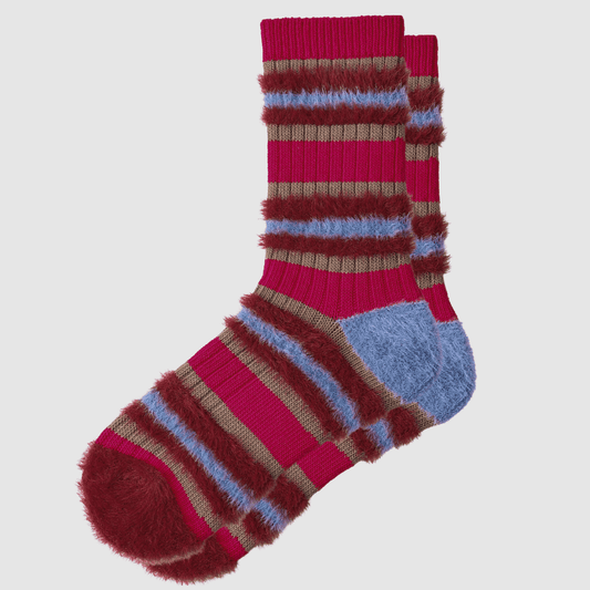 Renaissance Socks Crew Socks 35-39 Fringe Festival Stripes Socks